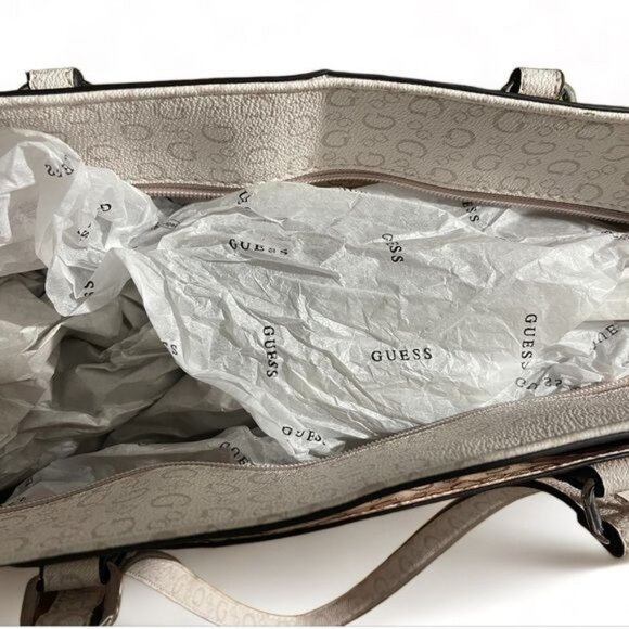 Guess Tote Bag Women Multi Logo, Light Rose, Style CC888325 - Picture 8 of 15